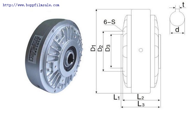 空心轴磁粉制动器和离合器